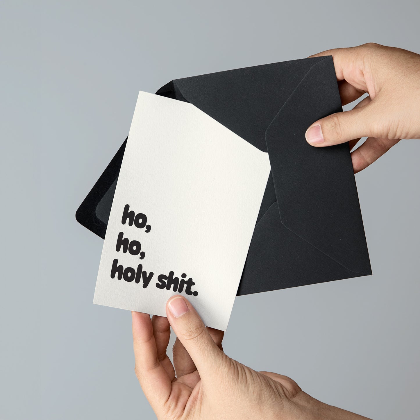 Ho Ho Holy Shit - Greeting Card