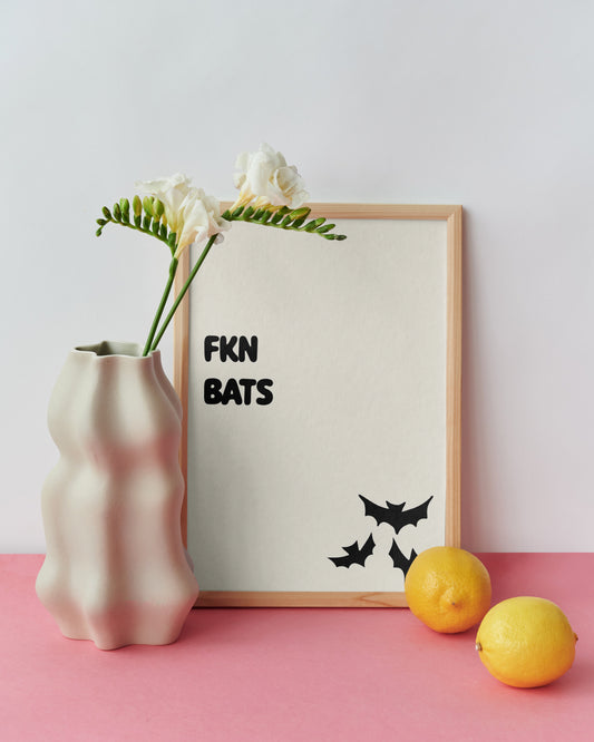 FKN Bats - A4 Poster (Unframed)