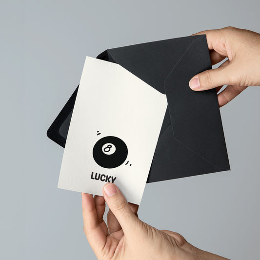 Lucky - Greeting Card
